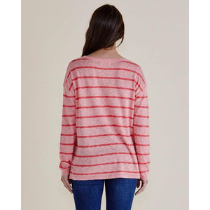 Natasha Knit Top / Pink Stripe-Betty Basics-Shop At The Hive Ashburton-Lifestyle Store & Online Gifts