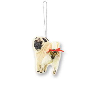 Naughty Pug Bauble-La La Land-Shop At The Hive Ashburton-Lifestyle Store & Online Gifts