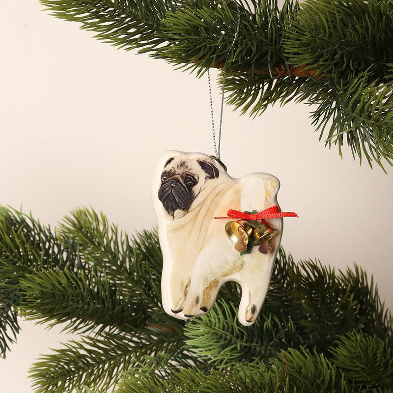 Naughty Pug Bauble-La La Land-Shop At The Hive Ashburton-Lifestyle Store & Online Gifts