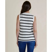 Nicolette Knit Vest / Black Stripe-Betty Basics-Shop At The Hive Ashburton-Lifestyle Store & Online Gifts