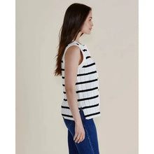 Nicolette Knit Vest / Black Stripe-Betty Basics-Shop At The Hive Ashburton-Lifestyle Store & Online Gifts