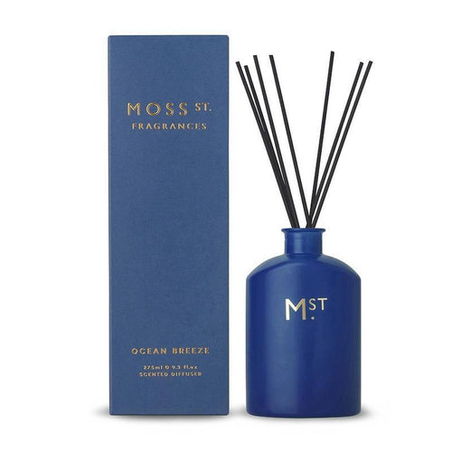 Ocean Breeze Diffuser 275mls-Moss St. Fragrances-The Hive Ashburton