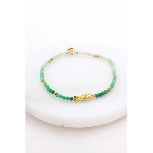Emma Bracelet / Olive Gold-Zafino-Shop At The Hive Ashburton-Lifestyle Store & Online Gifts