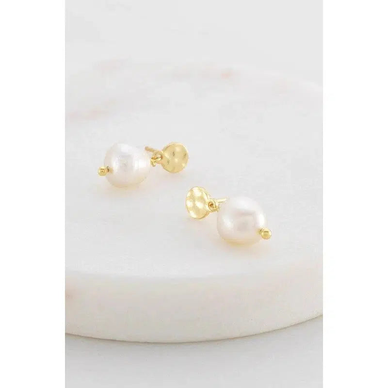 Penny Earring / Gold-Zafino-Shop At The Hive Ashburton-Lifestyle Store & Online Gifts