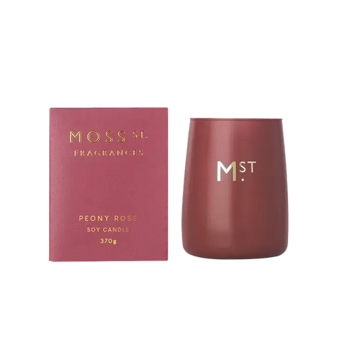 Peony Rose Soy Candle 370g-Moss St. Fragrances-Shop At The Hive Ashburton-Lifestyle Store & Online Gifts