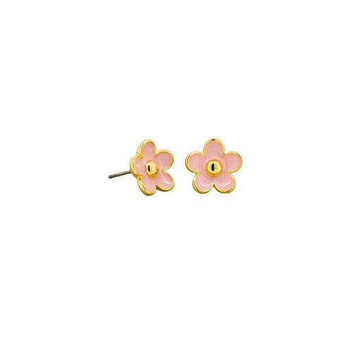 Pink Enamel Daisy Studs-Tiger Tree-Shop At The Hive Ashburton-Lifestyle Store & Online Gifts