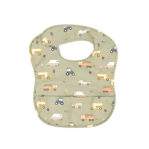 Recycled Pouch Bib / Trucks-All4Ella-Shop At The Hive Ashburton-Lifestyle Store & Online Gifts