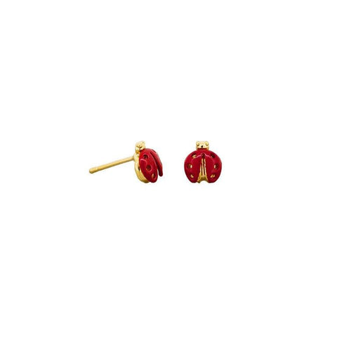 Red Ladybird Studs-Tiger Tree-Shop At The Hive Ashburton-Lifestyle Store & Online Gifts
