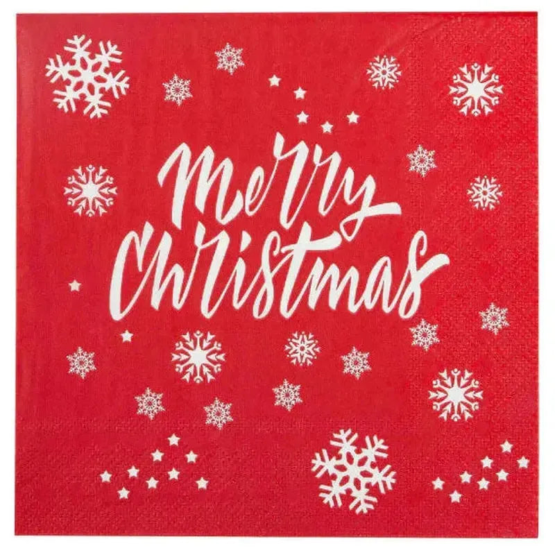 Red Merry Christmas Napkins-Coast to Coast-Shop At The Hive Ashburton-Lifestyle Store & Online Gifts