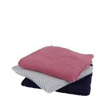 Redecker Woven Dishcloth Trio / Pink+Grey+Blue-Saison-Shop At The Hive Ashburton-Lifestyle Store & Online Gifts