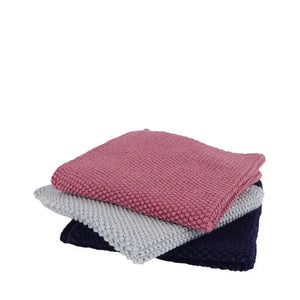 Redecker Woven Dishcloth Trio / Pink+Grey+Blue-Saison-Shop At The Hive Ashburton-Lifestyle Store & Online Gifts