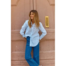 Reid Shirt / Blue Bow Stripe-Betty Basics-Shop At The Hive Ashburton-Lifestyle Store & Online Gifts