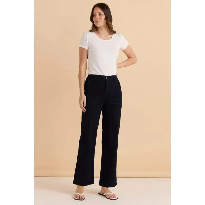 Relax Worker Jean / Blue Smoke-Betty Basics-Shop At The Hive Ashburton-Lifestyle Store & Online Gifts