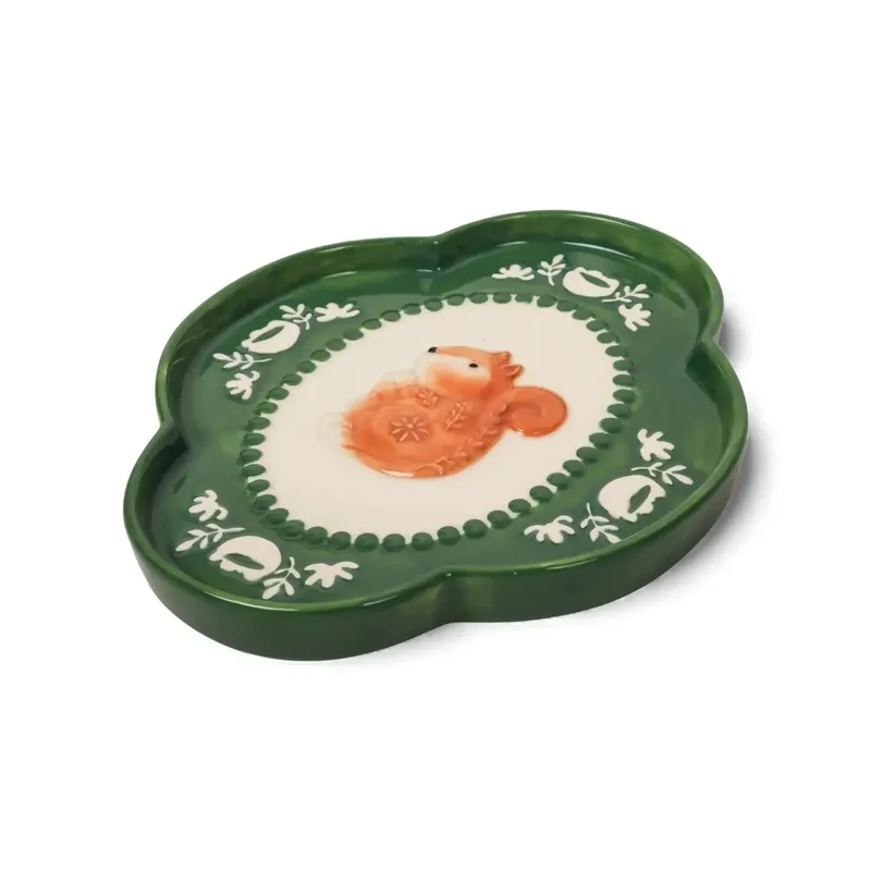Retro Folk Stoneware Nutty Dish-La La Land-Shop At The Hive Ashburton-Lifestyle Store & Online Gifts