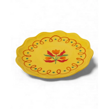 Retro Folk Stoneware Plate-La La Land-Shop At The Hive Ashburton-Lifestyle Store & Online Gifts