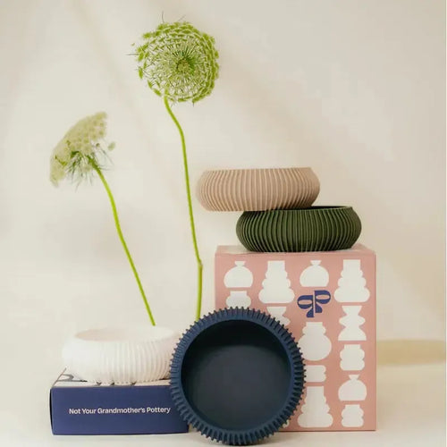 Ribbed Key Bowl-Printing Potters-Shop At The Hive Ashburton-Lifestyle Store & Online Gifts