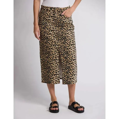 Ryder Skirt / Leopard-Stella + Gemma-Shop At The Hive Ashburton-Lifestyle Store & Online Gifts