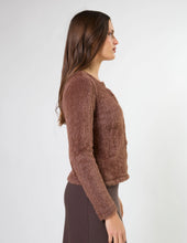 Coco Cardigan / Choc Marle-Stella + Gemma-Shop At The Hive Ashburton-Lifestyle Store & Online Gifts