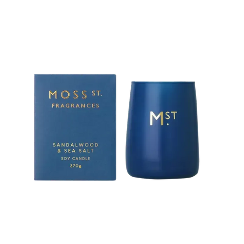 Sandalwood & Sea Salt Soy Candle 370g-Moss St. Fragrances-Shop At The Hive Ashburton-Lifestyle Store & Online Gifts
