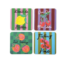 The Fruity Coaster Set-DesignWorks Ink-Shop At The Hive Ashburton-Lifestyle Store & Online Gifts