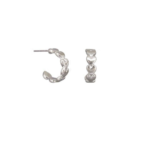 Silver Heart Garland Hoops-Tiger Tree-Shop At The Hive Ashburton-Lifestyle Store & Online Gifts