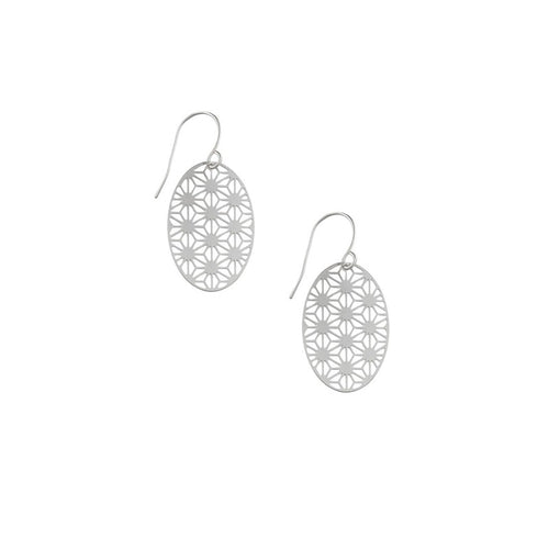 Silver Oval Filigree Earring-Tiger Tree-Shop At The Hive Ashburton-Lifestyle Store & Online Gifts