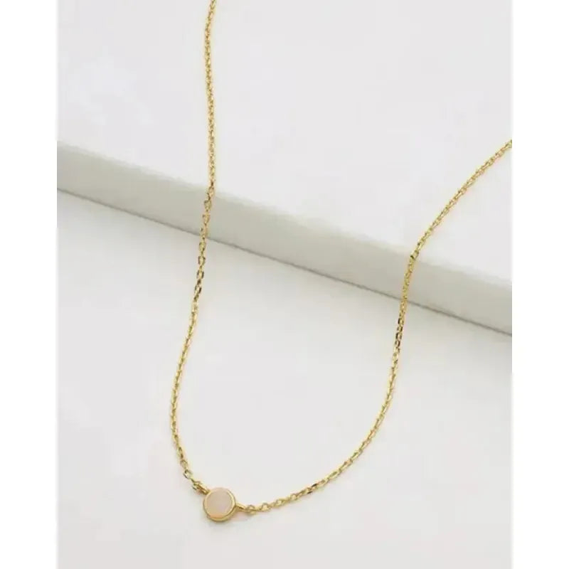 Single Stone Mini Necklace-Zafino-Shop At The Hive Ashburton-Lifestyle Store & Online Gifts