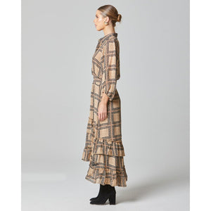 Something Beautiful Midi Puff Sleeve Shirt Dress-Fate & Becker-Shop At The Hive Ashburton-Lifestyle Store & Online Gifts