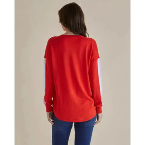 Sophie Knit Jumper / Red-Betty Basics-Shop At The Hive Ashburton-Lifestyle Store & Online Gifts