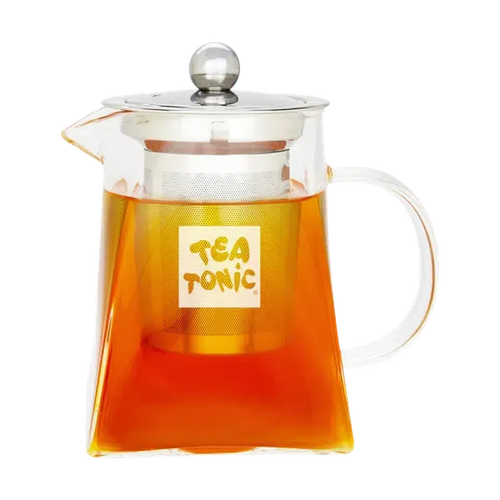 Square Glass Teapot-Tea Tonic-Shop At The Hive Ashburton-Lifestyle Store & Online Gifts