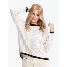 Street Jumper / Beige Stripe-Stella + Gemma-Shop At The Hive Ashburton-Lifestyle Store & Online Gifts