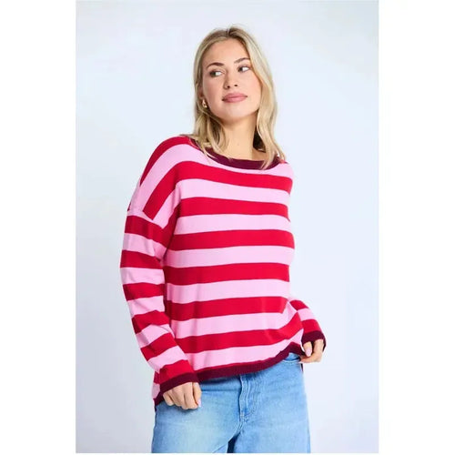 Street Jumper / Berry Blaze-Stella + Gemma-Shop At The Hive Ashburton-Lifestyle Store & Online Gifts
