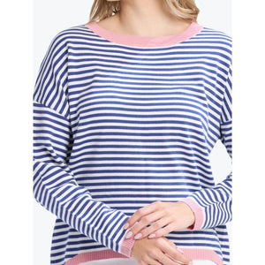 Street Jumper / Denim Stripe-Stella + Gemma-Shop At The Hive Ashburton-Lifestyle Store & Online Gifts