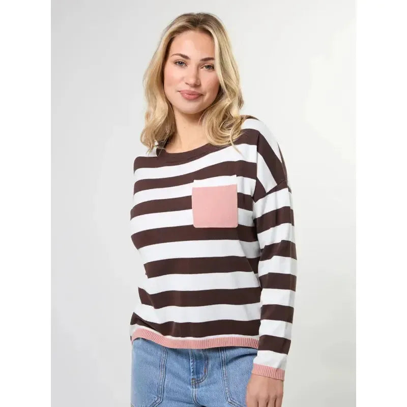 Street Pocket Jumper / Liquorice Allsorts-Stella + Gemma-Shop At The Hive Ashburton-Lifestyle Store & Online Gifts