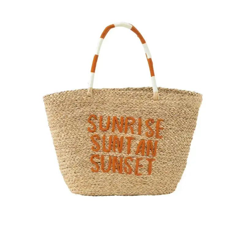 Sunrise Seagrass Tote bag-Coast to Coast-Shop At The Hive Ashburton-Lifestyle Store & Online Gifts
