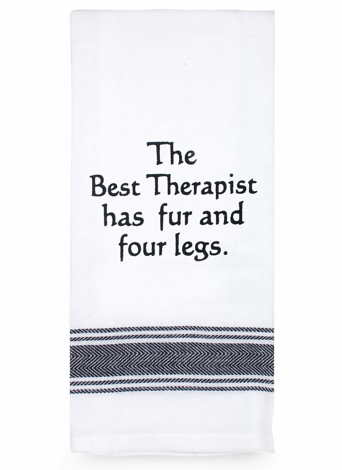 "The Best Therapist" Tea Towel-Tamboril-Shop At The Hive Ashburton-Lifestyle Store & Online Gifts