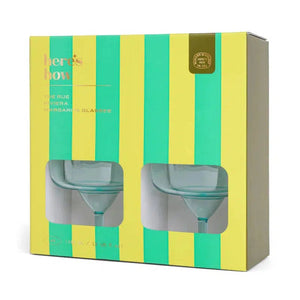 The Rue Margarita Glass / Set of Four-Gentlemen's Hardware-Shop At The Hive Ashburton-Lifestyle Store & Online Gifts