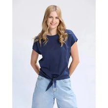 Top Knot Top / Navy-Stella + Gemma-Shop At The Hive Ashburton-Lifestyle Store & Online Gifts