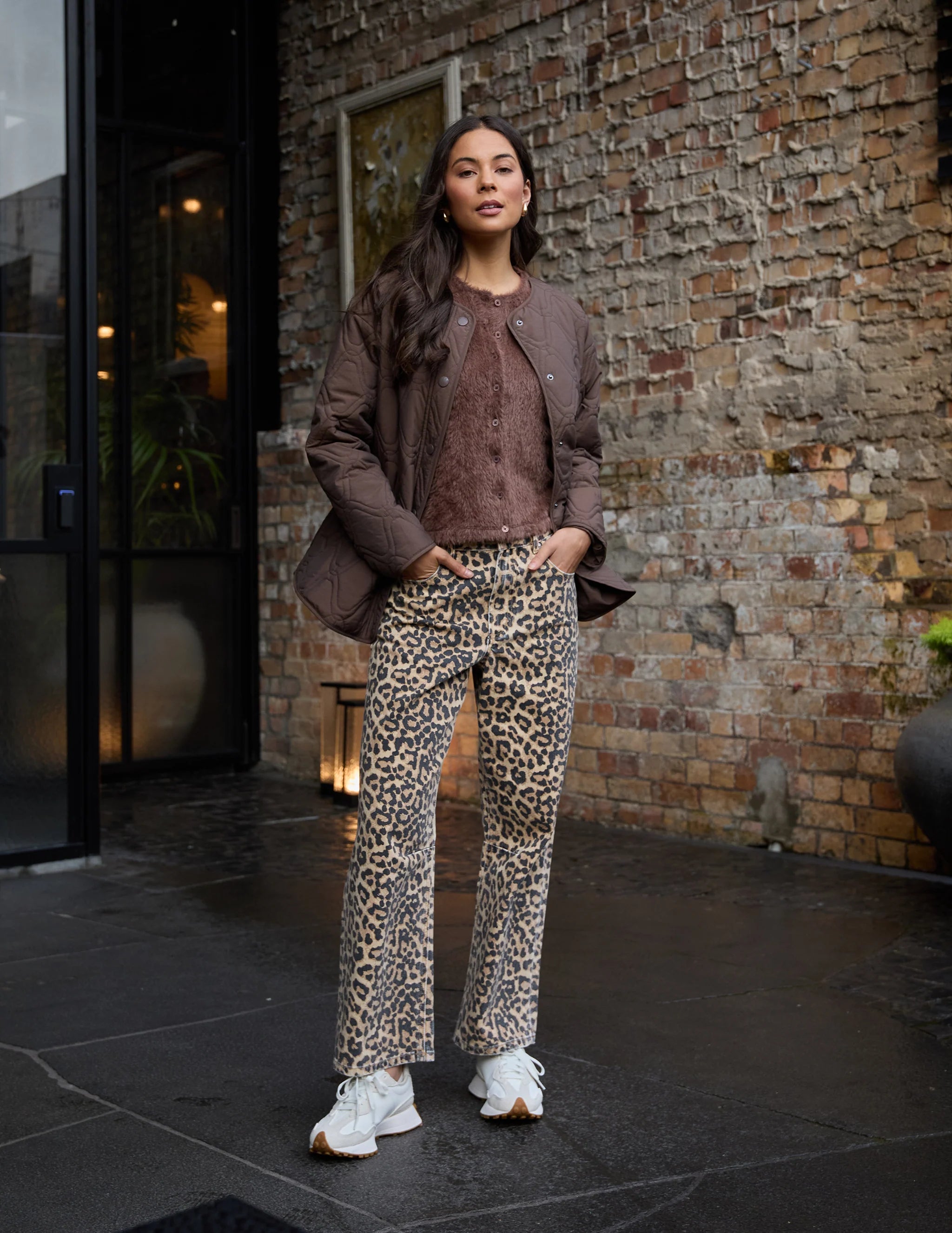 Coco Cardigan / Choc Marle-Stella + Gemma-Shop At The Hive Ashburton-Lifestyle Store & Online Gifts