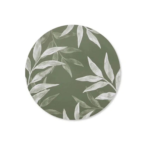 Woodlands Green Round Placement / Set of 4-Madras Link-Shop At The Hive Ashburton-Lifestyle Store & Online Gifts