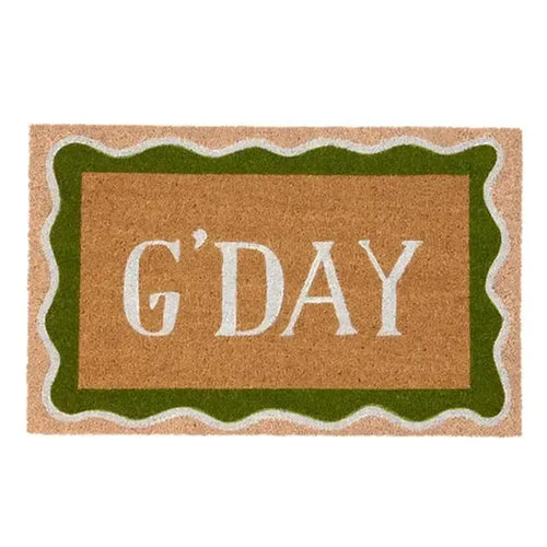 G’day PVC Back Coir Door Mat