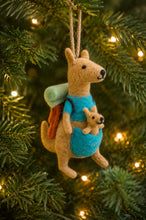Kangaroo With Baby Felt Ornament-La La Land-Shop At The Hive Ashburton-Lifestyle Store & Online Gifts