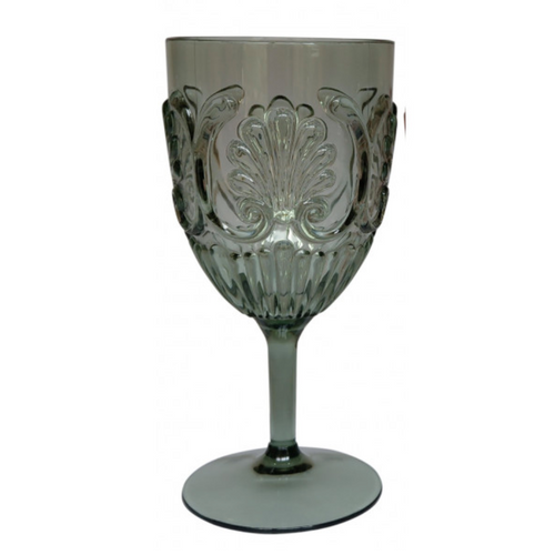 Acrylic Scallop Wine Glass / Sage Green-Flair Gifts & Home-Shop At The Hive Ashburton-Lifestyle Store & Online Gifts