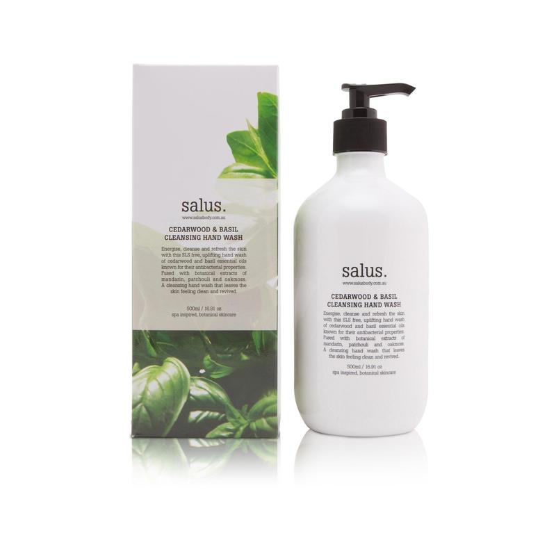 Cedarwood & Basil Cleansing Hand Wash-Salus Body-The Hive Ashburton