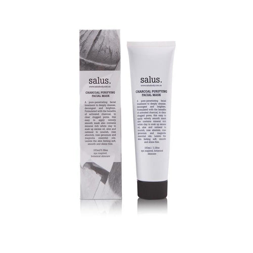 Charcoal Purifying Facial Mask-Salus Body-The Hive Ashburton
