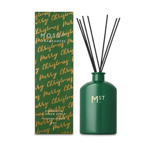Cinnamon & Green Apple Diffuser 275ml-Moss St. Fragrances-Shop At The Hive Ashburton-Lifestyle Store & Online Gifts