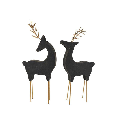 Elegant Standing Reindeer Decoration-Urban Products-Shop At The Hive Ashburton-Lifestyle Store & Online Gifts