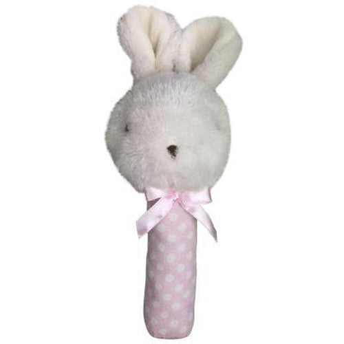 Fluffy Bunny Rattle-ES Kids-Shop At The Hive Ashburton-Lifestyle Store & Online Gifts