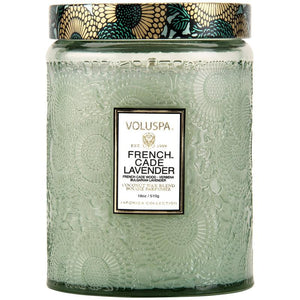 French Cade & Lavender Candle 100hrs-Voluspa-Shop At The Hive Ashburton-Lifestyle Store & Online Gifts