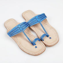 Banjarans Blue Sandals-Banjarans-Shop At The Hive Ashburton-Lifestyle Store & Online Gifts